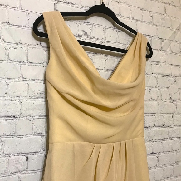 NWOT Buttercream Chiffon Dress - Picture 3 of 8